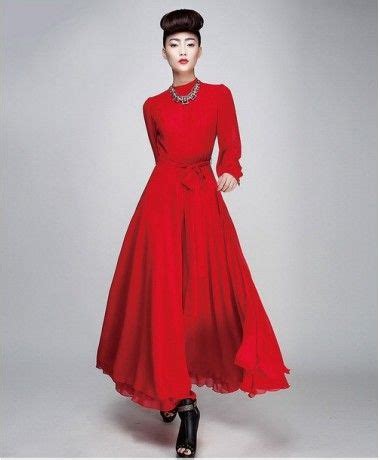 Luulla | shop teen fashion. LONGDRESS XY50329-RED Fashion MURAH * Long Dress Import ...
