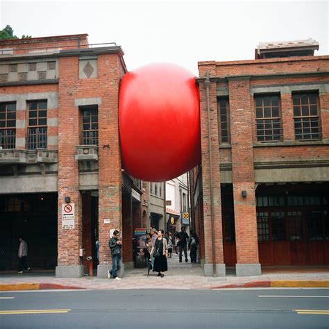 Redball Project A Giant Red Ball That Travels The World