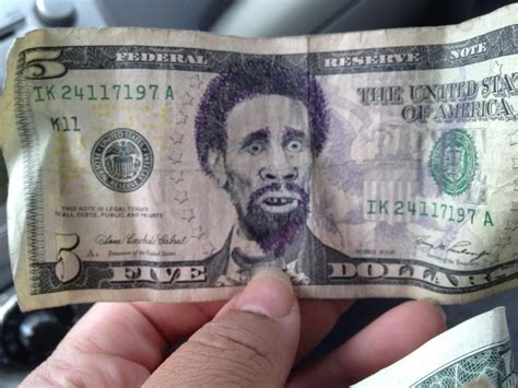 Funny 5 Dollar Bill Beborn