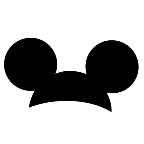 Mickey Mouse Ear Hat Digital Files Svgpdfpngjpeg Mickey Mouse