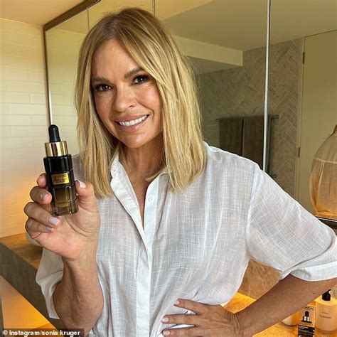 Sonia Kruger Shows Off Her Incredible Figure In A Skimpy Pink
