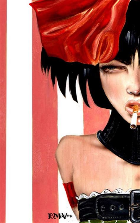 10 Most Seductive Smoking Portraits By Brian M Viveros