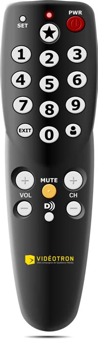 Pour les services de télévision, de téléphonie et d'internet résidentiels et mobiles, vidéotron est le fournisseur de référence au. Télécommande simplifiée