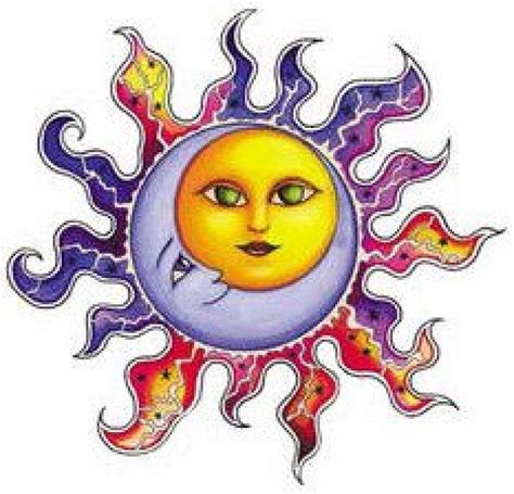 Mis Laminas Para Decoupage Pintura De Sol Sol Luna Y Estrellas Tatuaje Sol Y Luna