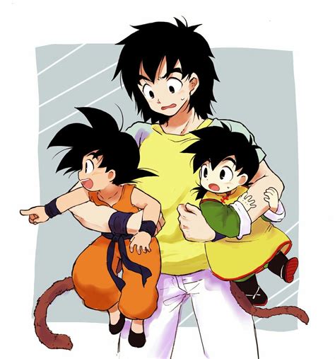 Goten With Kid Goku And Kid Gohan XD Anime Dragon Ball Kid Goku Anime Dragon Ball Super