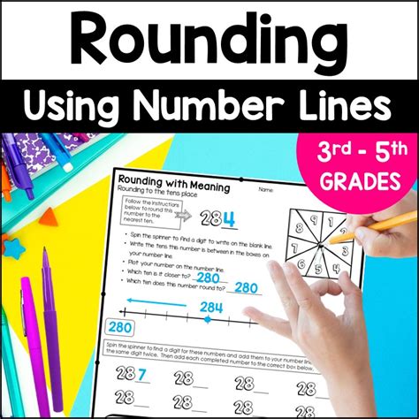 Rounding With Meaning Using A Number Line Marvel Math