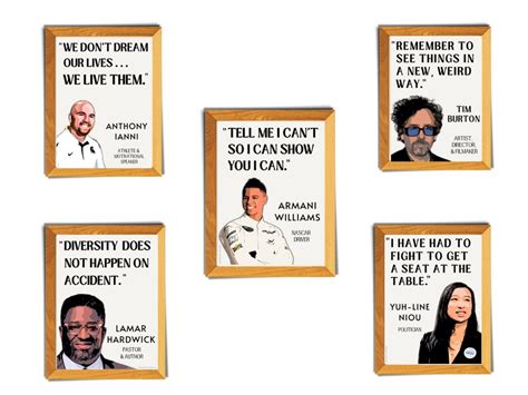 famous autistic people printable poster bundle for autism acceptance and awareness neurodiversity