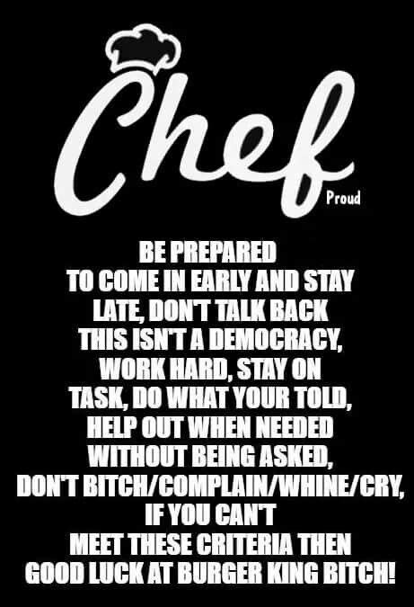 Pin By Stuart Lilly On I Chef Therefore I Am Chef Quotes Inspiring