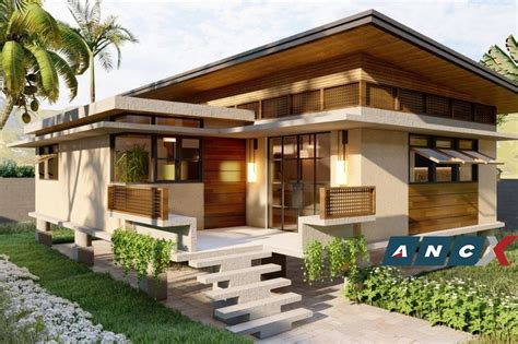 Modern Bahay Kubo Design With Floor Plan Home Alqu Designinte Com