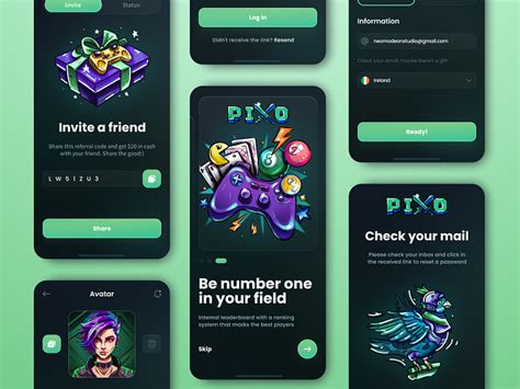 Pixo Gaming Pvp Mobile Platform By Lev Modeon For Neomodeon Studio On