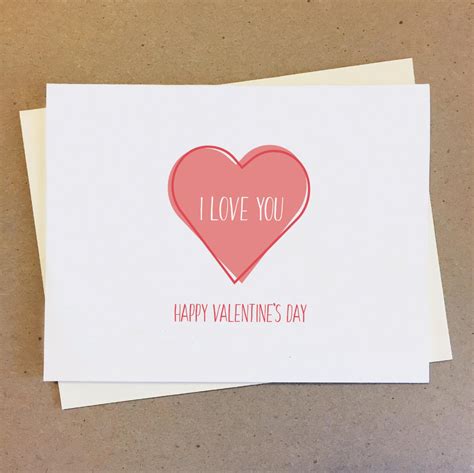 I Love You Happy Valentines Day Valentines Day Card Boyfriend