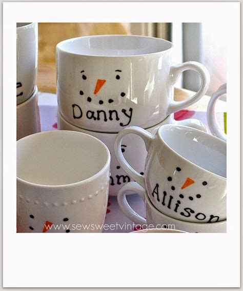 Sew Sweet Vintage Diy Sharpie Mugs Diy Sharpie Mugs Diy Sharpie