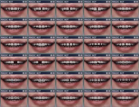 Additional Alpha Teeth Sims 4 Body Mods Sims 4 The Sims 4 Skin Vrogue