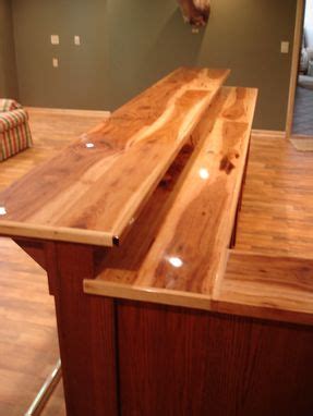 Shop with afterpay on eligible items. Custom Oak Bar With Hickory Counter Top by Smith ...