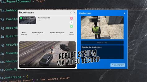 Report System Via Video Record Releases Cfxre Community