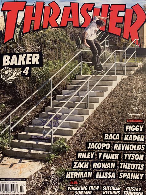 Thrasher January 2020 Thrasher Magazine Thrasher Skateboard Photography