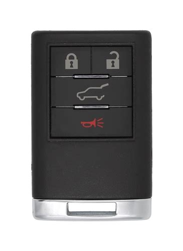 Cadillac remote car keys, also known as key fobs, smart keys or push to start keys, are the latest generation of security car keys. Cadillac SRX OEM 4 Button Key Fob Memory 2