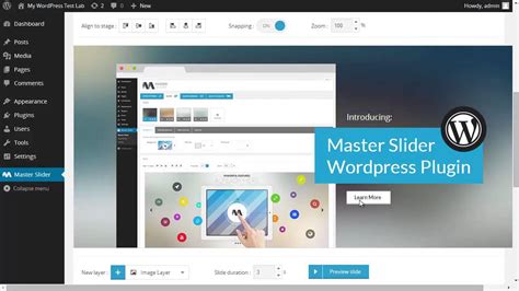 Using wordpress website opens numerous opportunities for developing platforms of diverse kinds, from personal blogs to corporate sites. Master Slider WordPress Plugin | Working with Layers - YouTube