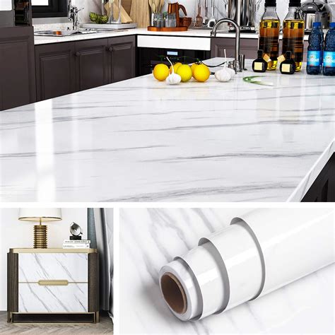 Buy Livelynine 197 X 36 Inch Large White Contact Paper For Countertops