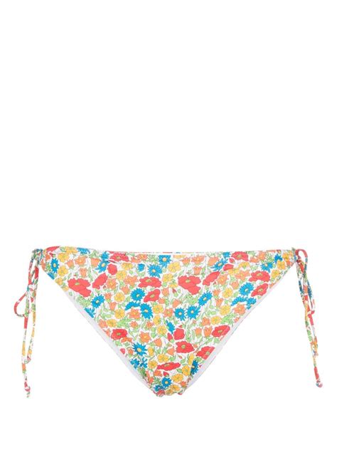 Mc Saint Barth Slip Bikini A Fiori Virgo Farfetch