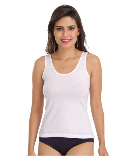 Buy Sona Cotton Camisoles White Online At Best Prices In India Snapdeal