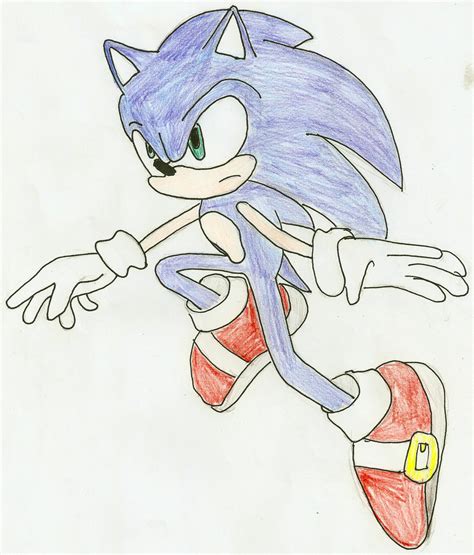 Sonic The Hedgehog Drawing By Serenestarfire On Deviantart