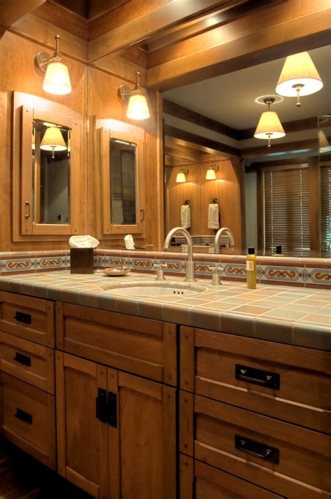 Bathroom vanity plus is specialized in bathroom vanities and has been providing customers with a comprehensive selection. Arts & Crafts Tahoe Residence - Craftsman - Bathroom ...