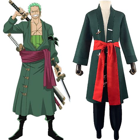 One Piece Roronoa Zoro Cosplay Costume Outfits Halloween Carnival Su