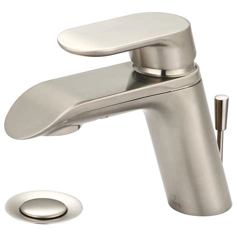 These brushed nickel bathroom faucet can help in your quest of adding elegance and glamor to your kitchen or bathroom. Olympia Faucets i1 Single Hole Single-Handle Bathroom ...