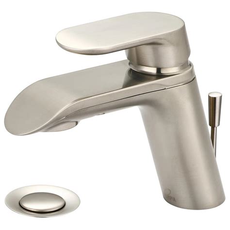 Some nickel bathroom faucets can be shipped to you at home, while others can be picked up in store. Olympia Faucets i1 Single Hole Single-Handle Bathroom ...