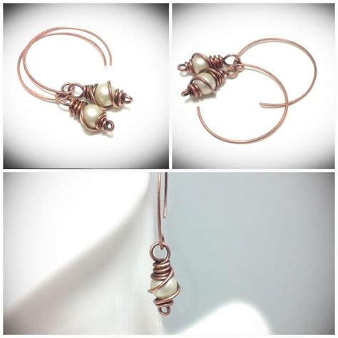 Copper Wire Jewelry Wirewrapped Jewelry Wire Jewelry Etsy Copper
