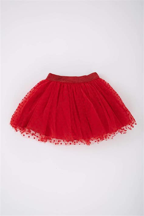 Red Baby Girl Baby Girls Elastic Waist Tutu Skirt 2748346 Defacto