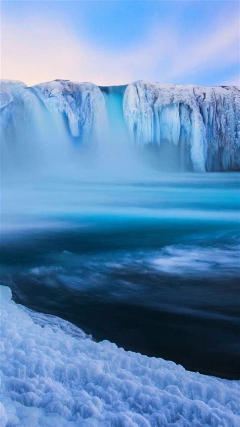 Cool Winter Nature Iphone 6 Wallpapers Iceland Blue Lagoon Iphone