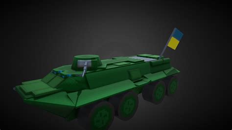Btr 80 Ukraine Blockbench 3d Model By Ogavz 6df8fd3 Sketchfab