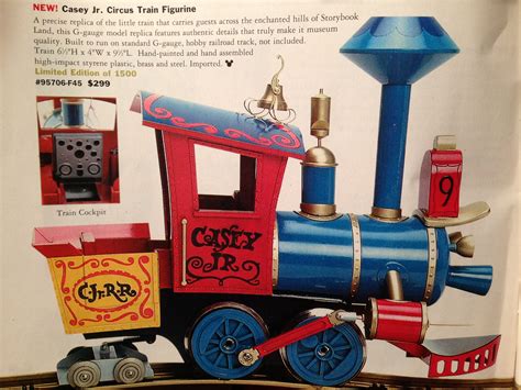 Casey Jr Circus Train Figurine Runs On G Gauge Track Disney Catalog