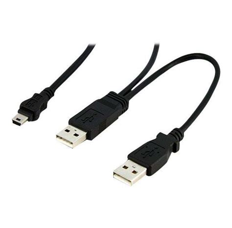 Usb Y Cable For External Hard Drive Usb A To Mini B
