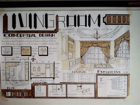 suppaaut architecture sketch design living room