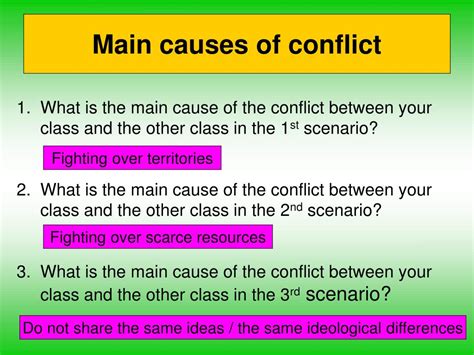 Ppt Causes Of Conflict Powerpoint Presentation Free Download Id