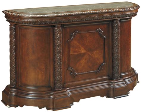 North Shore Marble Top Bar From Ashley D553 65 Coleman Furniture