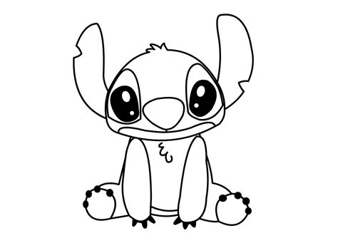 stich free printables coloring pages