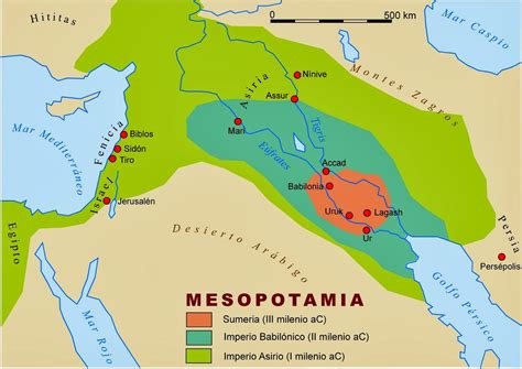 Mesopotamia Ubicacion Geografica