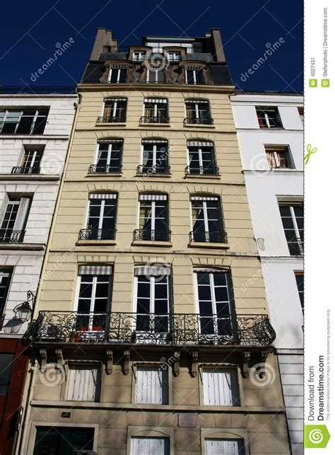 I don't think i'm supposed to admit this as an englishman, but most of the men i have truly admired in my life have been french. Typical parisian house stock image. Image of building ...