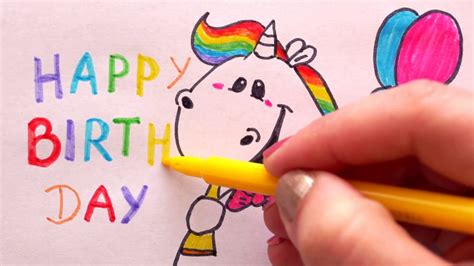 Weitere ideen zu pummel einhorn, einhorn, einhorn sprüche. Pummel Einhorn zeichnen 🦄 Zum Geburtstag malen 🎈 Happy ...