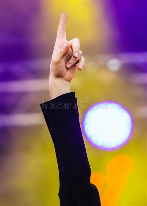 Hands Clap At A Rock Concert Stock Image Image Of Event Music 173571571