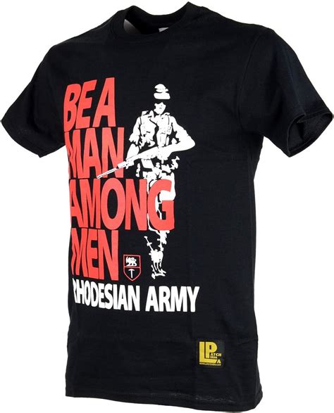 Patcheria Rhodesian Army T Shirt Amazonde Bekleidung
