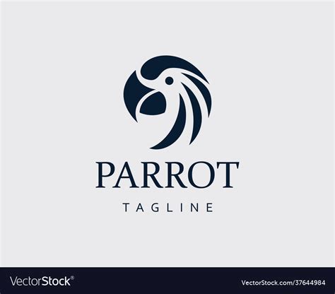 Parrot Logo Creative Logo Head Logo Royalty Free Vector