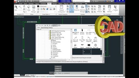 Learning Autocad Tutorial Modifying Blocks And Design Center