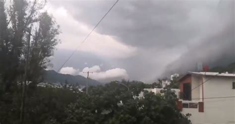 Lluvia y viento fuerte se registra en varios puntos del Área