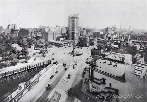 Columbus Circle From Above Nyc In 1913