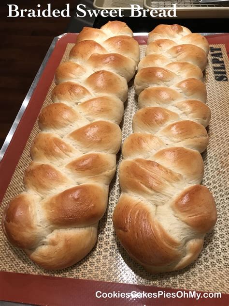 A halo of perfectly sweet cream cheese frosting ties everything. Braided Sweet Bread | Sweet bread, Bread, Sweet